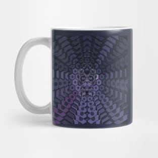 Electroluminated Skull Radiate - Midnight Mug